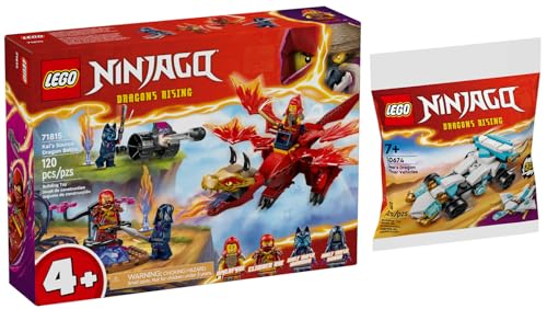 Lego Ninjago Set: 71815 Kais Quelldrachen-Duell & 30674 Zanes Drachenpower-Fahrzeuge von BRICKCOMPLETE