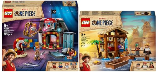 Lego One Piece 2er Set: 75636 Hütte im Windmühlendorf & 75637 Zirkuszelt von Buggy dem Clown Lego One Piece 2er Set: 75636 Hütte im Windmühlendorf & 75637 Zirkuszelt von Buggy dem Clown von BRICKCOMPLETE