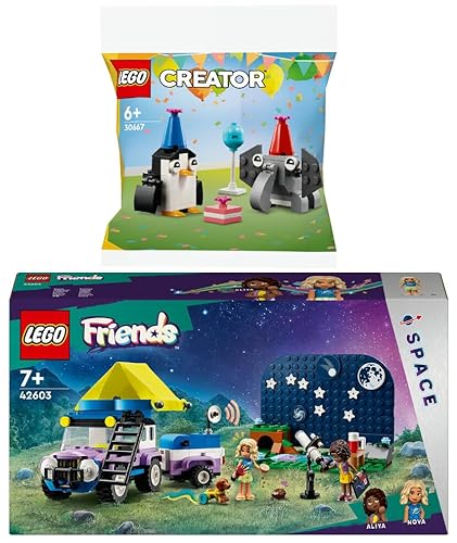 Lego Set: 42603 Sterngucker-Campingfahrzeug & 30667 Geburtstagsparty der Tiere von BRICKCOMPLETE