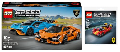 Lego Speedchampions 2er Set: 77238 Revuelto und Huracán STO & 30709 499P Supersportwagen Lego Speedchampions 2er Set: 77238 Revuelto und Huracán STO & 30709 499P Supersportwagen von BRICKCOMPLETE