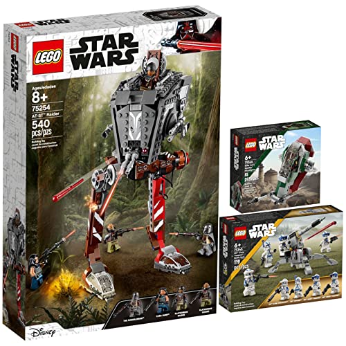 Lego Star Wars 3er Set: 75345 501st Clone Troopers Battle Pack, 75344 Boba Fetts Starship Microfighter & 75254 at-ST-Räuber von BRICKCOMPLETE
