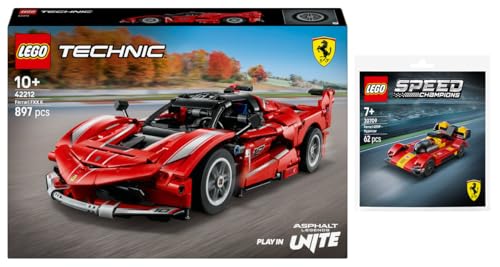 Lego Technic 2er Set: 42212 Ferrari FXX K & 30709 Ferrari 499P Supersportwagen Lego Technic 2er Set: 42212 Ferrari FXX K & 30709 Ferrari 499P Supersportwagen von BRICKCOMPLETE