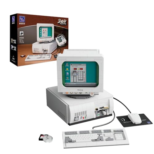 PANTASY Retro Computer Baukasten für Erwachsene: Konstruktionsmodellbau für Erwachsene, Sammler-Retro-Displaymodell, Kreatives Hobby und Einzigartige Geschenkidee PANTASY Retro Computer Baukasten für Erwachsene: Konstruktionsmodellbau für Erwachsene, Sammler-Retro-Displaymodell, Kreatives Hobby und Einzigartige Geschenkidee von BRICKKK