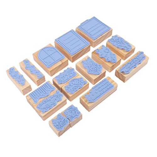 BRIGHTFUFU 1 Packung Handstempel Mondstempelprägung Zeitschriftenaufkleber Adressstempel Scrapbooking-Stempel Scrapbook Stempel Briefmarken zum Thema Blumen Stempel für das Handwerk hölzern BRIGHTFUFU 1 Packung Handstempel Mondstempelprägung Zeitschriftenaufkleber Adressstempel Scrapbooking-Stempel Scrapbook Stempel Briefmarken zum Thema Blumen Stempel für das Handwerk hölzern von BRIGHTFUFU