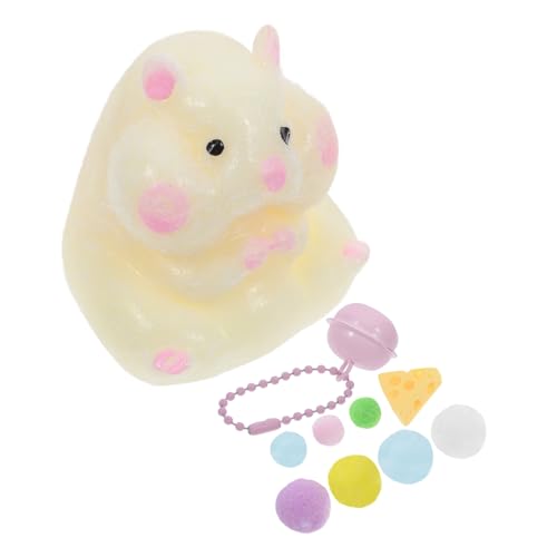 BRIGHTFUFU 1 Satz Kawaii Quetschspielzeug von TPR Squeeze Mäuse Stressabbau Tier für Büro und Zuhause zur Entspannung und Unterhaltung von BRIGHTFUFU