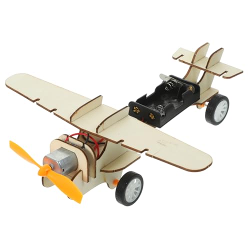 BRIGHTFUFU 1 Satz Kinderspielzeug Roboter Studio-Reihe Drohne Kleinkinder Kinderspiele Autos Für Montage Flugzeugmodell DIY Flugzeug Modell Hölzern Brown BRIGHTFUFU 1 Satz Kinderspielzeug Roboter Studio-Reihe Drohne Kleinkinder Kinderspiele Autos Für Montage Flugzeugmodell DIY Flugzeug Modell Hölzern Brown von BRIGHTFUFU