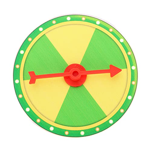BRIGHTFUFU 1 Satz Kleiner Plattenspieler Party Drehscheibe Lustig Spinnrad Hängend Verlosen Spinnen Sich Drehendes Preisrad Spielrad Drehteller Kleines Preisrad Selber Machen Green Plastik von BRIGHTFUFU
