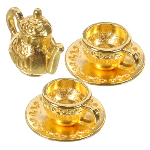 BRIGHTFUFU 1 Satz Mini-Teekannen-Set Mini-Teetassen klein Puppenhauszubehör Miniatur Mini- für Puppenhaus Teestube Ornament Dekorativer Teekessel Zinklegierung Golden BRIGHTFUFU 1 Satz Mini-Teekannen-Set Mini-Teetassen klein Puppenhauszubehör Miniatur Mini- für Puppenhaus Teestube Ornament Dekorativer Teekessel Zinklegierung Golden von BRIGHTFUFU