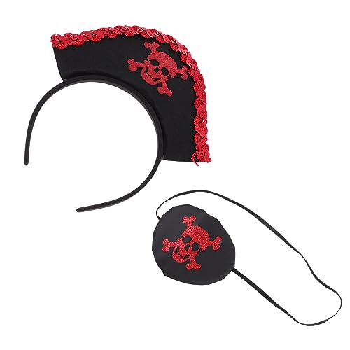 BRIGHTFUFU Kostümzubehör Für Jungen Und Mädchen -augenmaske Haarband Piraten-performance-requisiten Für Halloween-verkleidungen BRIGHTFUFU Kostümzubehör Für Jungen Und Mädchen -augenmaske Haarband Piraten-performance-requisiten Für Halloween-verkleidungen von BRIGHTFUFU