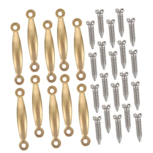 BRIGHTFUFU Miniatur-schubladenknöpfe Für Puppenhäuser Griffe 48 Schrauben Für Dekorative Ornamente von BRIGHTFUFU