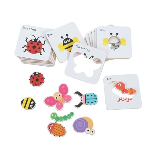 BRIGHTFUFU 1 Satz Tier Puzzle Karten für Fördert Kognitive Fähigkeiten und Sowie Formenerkennung Pädagogisches für Vorschulkinder BRIGHTFUFU 1 Satz Tier Puzzle Karten für Fördert Kognitive Fähigkeiten und Sowie Formenerkennung Pädagogisches für Vorschulkinder von BRIGHTFUFU