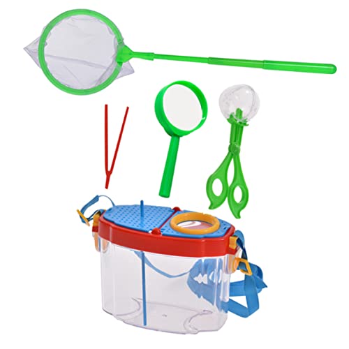 BRIGHTFUFU 1 Satz Zuschauer-fangset Für Kinder, Insektenbeobachtungsboxen, Outdoor-fangset Für BRIGHTFUFU 1 Satz Zuschauer-fangset Für Kinder, Insektenbeobachtungsboxen, Outdoor-fangset Für von BRIGHTFUFU