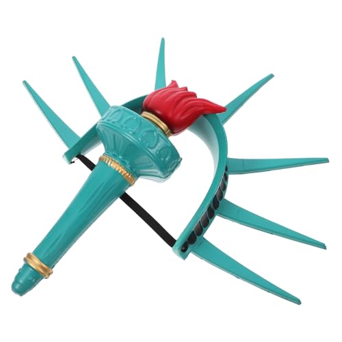 BRIGHTFUFU Lady Liberty Krone Stirnband Freiheitsstatue Kostüm 4. Juli Hut Patriotisches Accessoire Universalgröße BRIGHTFUFU Lady Liberty Krone Stirnband Freiheitsstatue Kostüm 4. Juli Hut Patriotisches Accessoire Universalgröße von BRIGHTFUFU