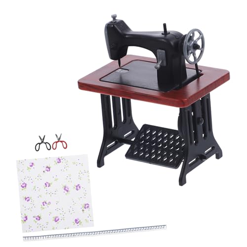 BRIGHTFUFU 1 Set Mini- -nähmaschine, Miniatur-nähmaschine, Modell, Kleine -Dekoration BRIGHTFUFU 1 Set Mini- -nähmaschine, Miniatur-nähmaschine, Modell, Kleine -Dekoration von BRIGHTFUFU