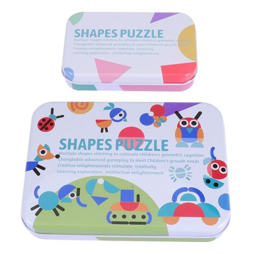 BRIGHTFUFU 1 Set Pädagogisches Puzzles Kleinkind Kleinkinder Früh Pädagogisches Tangram Puzzle Bunte von BRIGHTFUFU
