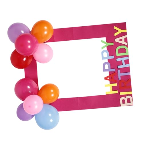 BRIGHTFUFU Stil Party Board Fotorahmen Geburtstag Geburtstag Banner Grußkarte 1 Set Fotorahmen Requisiten Für Geburtstagsfeier Dekorationen von BRIGHTFUFU