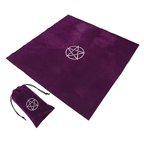 BRIGHTFUFU Tarot-Spiel-tischdecke 50 cm X 50 cm Quadratisch Wahrsage-tischdecke Astrologisches Nicht Tragbar Für Spiele von BRIGHTFUFU