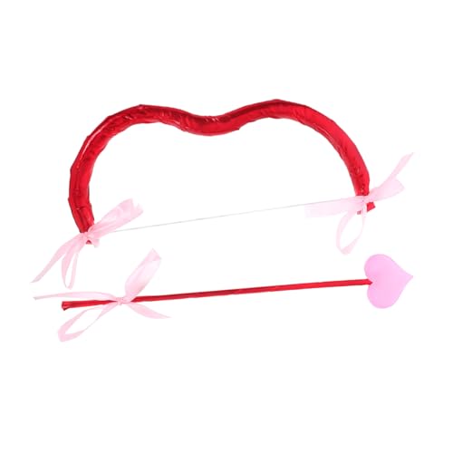 BRIGHTFUFU 1 Set -kostüm-requisitenset, Valentinstags-partyzubehör Mit Und Bogen, Leicht Und Einfach Zu Tragen, Für Frauen Und Kinder, Für Cosplay-fotoautomaten-requisiten BRIGHTFUFU 1 Set -kostüm-requisitenset, Valentinstags-partyzubehör Mit Und Bogen, Leicht Und Einfach Zu Tragen, Für Frauen Und Kinder, Für Cosplay-fotoautomaten-requisiten von BRIGHTFUFU