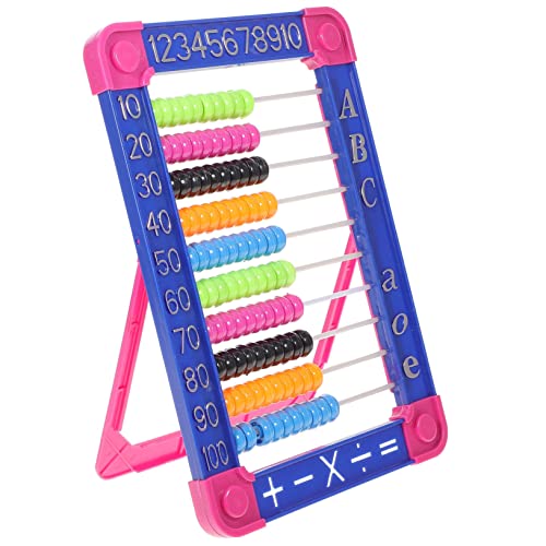 BRIGHTFUFU 1 Stück Abakus Bildungsspielzeug Pädagogisches Rechenspielzeug Mathe Willkürlich Kleinkind Mathematik Arithmetik Lehrreich Mathepädagogisches Zählspielzeug Lehre Plastik von BRIGHTFUFU