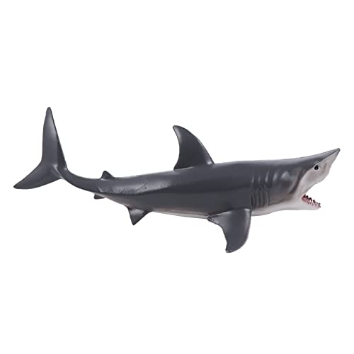 BRIGHTFUFU 1 Stück Meereslebewesen für kinderspielzeug - Pädagogisches Fun Toy Hai-Tiere-Modell Tiermodell künstliches Haimodell Plastik Dark Grey von BRIGHTFUFU