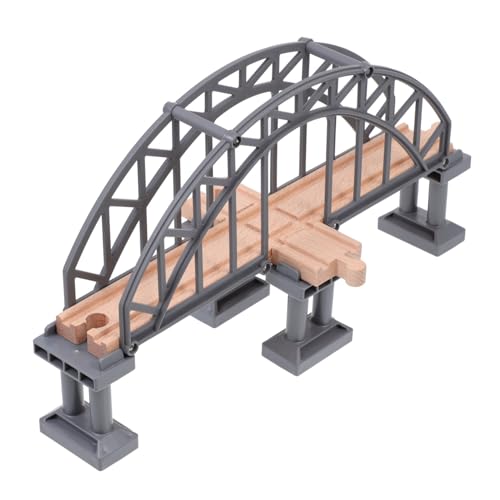 BRIGHTFUFU Eisenbahn-Set Brückenspielzeug Kunststoff Eisenbahnschienen Brückenzubehör Lernspielzeug Für Kinder Geburtstagsgeschenk Für Jungen Und Mädchen von BRIGHTFUFU