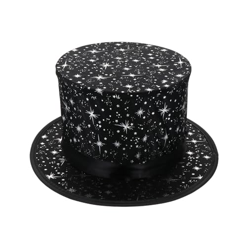 BRIGHTFUFU 1 Stück Tarnkappe Leistungsobergrenze Partyhut Zaubern Fedora-Hut Für Zauberer-Zylinder Zaubererkostüm Hut Kreative Zauberkappen Black Mercerisiertes Uni-Tuch BRIGHTFUFU 1 Stück Tarnkappe Leistungsobergrenze Partyhut Zaubern Fedora-Hut Für Zauberer-Zylinder Zaubererkostüm Hut Kreative Zauberkappen Black Mercerisiertes Uni-Tuch von BRIGHTFUFU