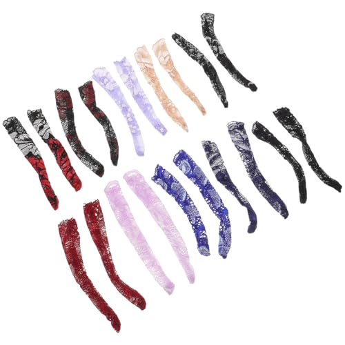 BRIGHTFUFU 10 Paar Spitzensocken Für Puppenmädchen Für 11 Zoll Amerikanische Puppen, Lange Strümpfe Für Puppen-anziehzubehör, Puppenmädchen-zubehör, Spitzensocken BRIGHTFUFU 10 Paar Spitzensocken Für Puppenmädchen Für 11 Zoll Amerikanische Puppen, Lange Strümpfe Für Puppen-anziehzubehör, Puppenmädchen-zubehör, Spitzensocken von BRIGHTFUFU