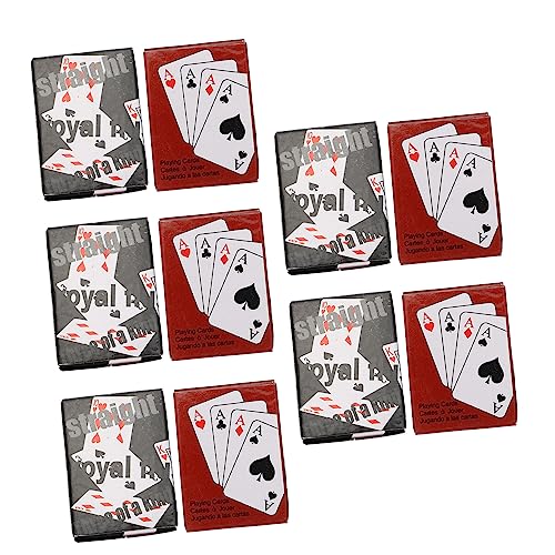 BRIGHTFUFU Verdicktes Mini-10er-box-set Pokerkartenetui Partygeschenke Für Jungen Und Mädchen Für Amüsante Spiele Und Sammlungen von BRIGHTFUFU