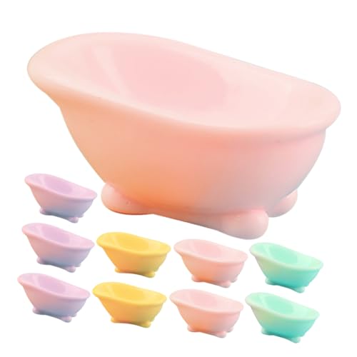 BRIGHTFUFU 10stücke Miniatur Badezimmer Badewanne Zubehör Teiliges Für Puppenhaus Realistische Dekoration Aus Resin Mit Stylischem Design Und Angenehmer Haptik Für Kreative Spielwelten BRIGHTFUFU 10stücke Miniatur Badezimmer Badewanne Zubehör Teiliges Für Puppenhaus Realistische Dekoration Aus Resin Mit Stylischem Design Und Angenehmer Haptik Für Kreative Spielwelten von BRIGHTFUFU