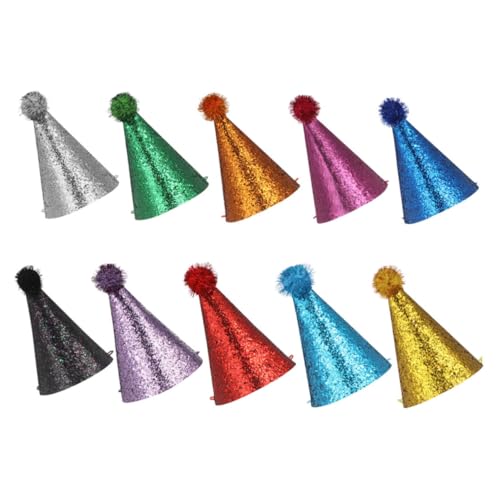 BRIGHTFUFU 10 Stück Geburtstagsparty-hut Babypartyfeier Hut Wiederverwendbares Kegelgeburtstagsfeierhut Hochzeitsfeierlieferungen Kindergeburtstagsmützen Kinderparty-caps Polyester BRIGHTFUFU 10 Stück Geburtstagsparty-hut Babypartyfeier Hut Wiederverwendbares Kegelgeburtstagsfeierhut Hochzeitsfeierlieferungen Kindergeburtstagsmützen Kinderparty-caps Polyester von BRIGHTFUFU