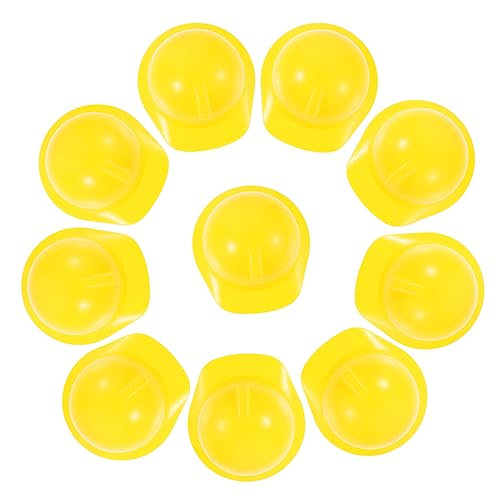 BRIGHTFUFU 10 Stück Mini Bauhelm Deko Kopfbedeckung für Puppen Realistisches Design Leichter für Kreative Bastelideen und Outdoor Aktivitäten BRIGHTFUFU 10 Stück Mini Bauhelm Deko Kopfbedeckung für Puppen Realistisches Design Leichter für Kreative Bastelideen und Outdoor Aktivitäten von BRIGHTFUFU