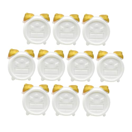 BRIGHTFUFU 10 Stück Mini-wecker, Modell, Miniaturuhr, Spielzeug, Puppenhaus, Uhr, Rollenspiel, Spielzeug-Requisiten von BRIGHTFUFU