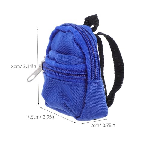 BRIGHTFUFU 10 Stück Teiliges Miniatur Reißverschluss Rucksack für Puppen Funktionaler Robuster Mini Schulranzen für Rollenspiele Passend Leicht und Reisetauglich Praktische von BRIGHTFUFU