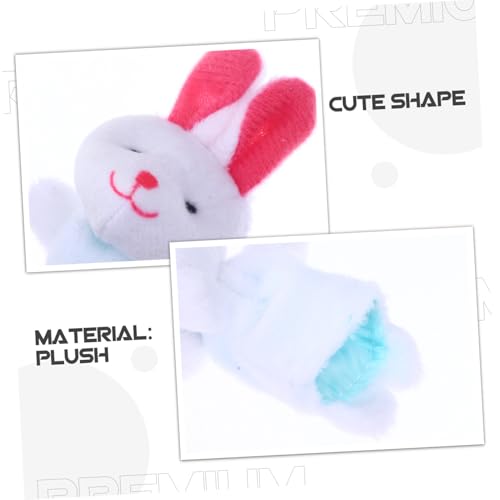 BRIGHTFUFU 10 Stück Teiliges Niedliche Tierform Fingerpuppen aus Weichem Plüsch für Leichtes Interaktives Lernspielzeug für Geschichten Sensorische und Mobilen Einsatz von BRIGHTFUFU