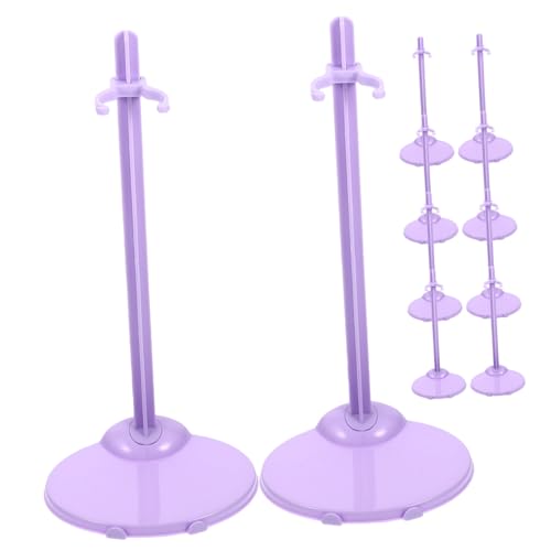 BRIGHTFUFU 10 Stücke Puppe Stehen Puppe Halterung Desktop Puppe Unterstützung Stehen Praktische Puppen Lagerung Display Rack von BRIGHTFUFU