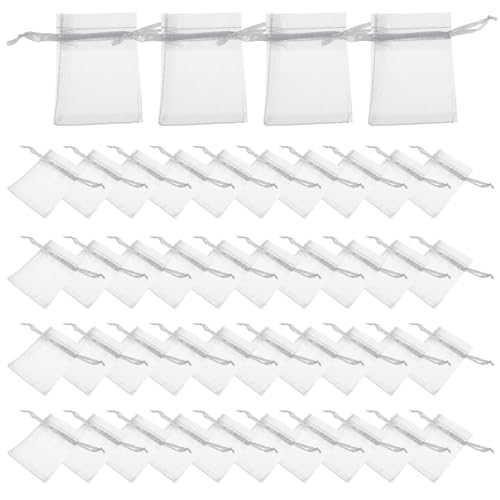 BRIGHTFUFU 100 Stück Zarte Organza-beutel Mit Kordelzug, -süßigkeiten-verpackungsbeutel, Schmuck-kordelzugbeutel, Netting-beutel BRIGHTFUFU 100 Stück Zarte Organza-beutel Mit Kordelzug, -süßigkeiten-verpackungsbeutel, Schmuck-kordelzugbeutel, Netting-beutel von BRIGHTFUFU