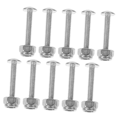 BRIGHTFUFU 10Stücke Tischfußball Befestigungselemente Teiliges aus Metall Stabilitätswerkzeug für Kickertische Installieren für Reparaturen und Ersatzteile von BRIGHTFUFU