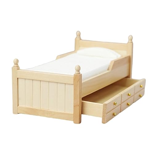 BRIGHTFUFU 12 Doll House Zubehör Bett Für Schlafzimmer Dekoration Kleine Deko Für Puppenhaus öbel Set BRIGHTFUFU 12 Doll House Zubehör Bett Für Schlafzimmer Dekoration Kleine Deko Für Puppenhaus öbel Set von BRIGHTFUFU