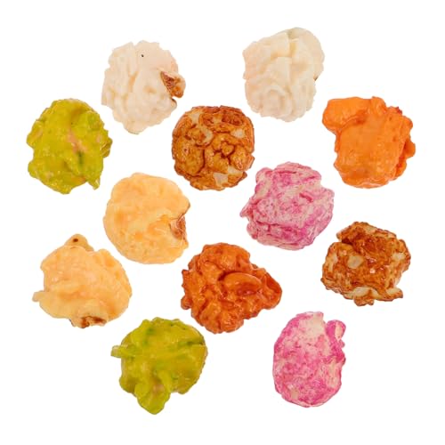BRIGHTFUFU 12 Stücke PVC Popcorn Realistische Gefälschte Snack Miniatur Requisiten Für Ohrringe Decor BRIGHTFUFU 12 Stücke PVC Popcorn Realistische Gefälschte Snack Miniatur Requisiten Für Ohrringe Decor von BRIGHTFUFU