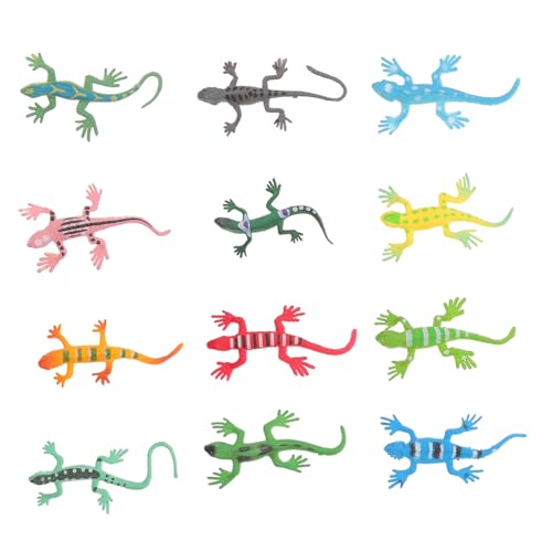 BRIGHTFUFU 12 Stück Nachgemachtes Eidechsenspielzeug lernspielzeug Echsen Gecko Kinderspielzeug realistisches Simulations-Eidechsenmodell Desktop-Eidechsendekoration Plastik BRIGHTFUFU 12 Stück Nachgemachtes Eidechsenspielzeug lernspielzeug Echsen Gecko Kinderspielzeug realistisches Simulations-Eidechsenmodell Desktop-Eidechsendekoration Plastik von BRIGHTFUFU