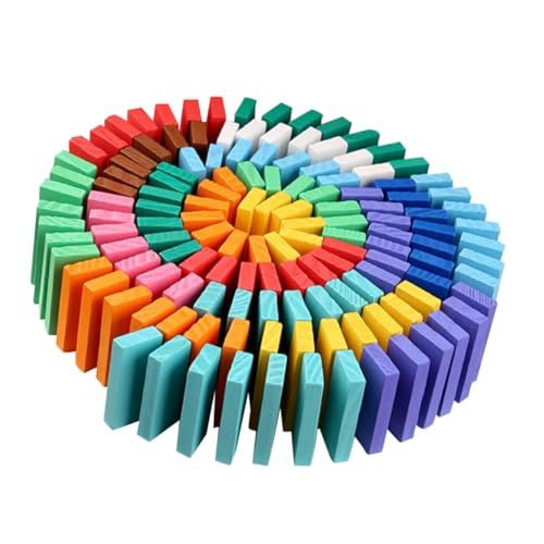 BRIGHTFUFU 120Stücke Teiliges Domino Domino Blöcke für Lernspielzeug für Geduld und Fantasieentwicklung Perfektes für Jungen und Ab Jahren BRIGHTFUFU 120Stücke Teiliges Domino Domino Blöcke für Lernspielzeug für Geduld und Fantasieentwicklung Perfektes für Jungen und Ab Jahren von BRIGHTFUFU