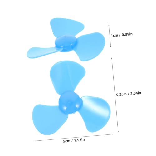BRIGHTFUFU 15 Stück Teiliges Kunststoff Mini Lüfterflügel für Mini Motor Wissenschaftliche Experimente und DIY Projekte Sicher und Handlich von BRIGHTFUFU