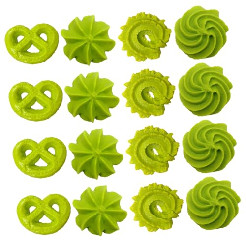 BRIGHTFUFU 16 Stück Teiliges aus Künstlichen Keksen Realistische Simulation von Lebensmittel Desserts für Dekoration Fotografie und Spielzeugrequisiten Geeignet für Kinderküche und von BRIGHTFUFU