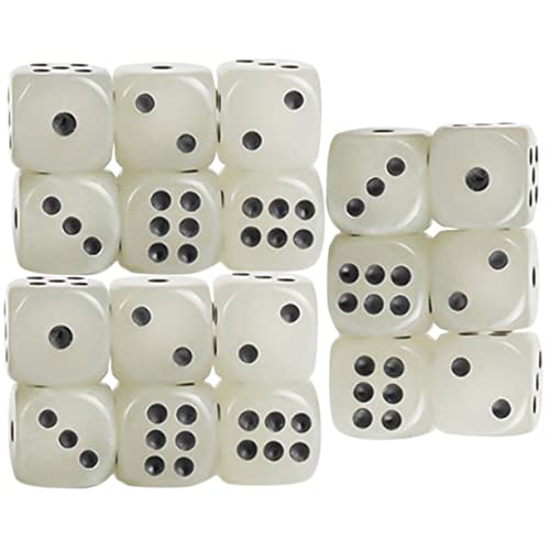 BRIGHTFUFU 18 Stück Würfel Spiel Partygeschenke Gaming-zubehör Leuchtende Partyartikel Acryl BRIGHTFUFU 18 Stück Würfel Spiel Partygeschenke Gaming-zubehör Leuchtende Partyartikel Acryl von BRIGHTFUFU