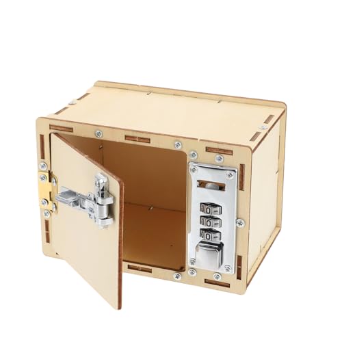 BRIGHTFUFU 1Satz Holz Puzzle Mechanische DIY für Kreativer Kennwortkasten aus Hochwertigem Holz Fördert Logisches und Hand Augen Koordination von BRIGHTFUFU