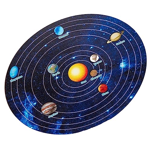 BRIGHTFUFU 1Satz Holz Puzzle für Teiliges Sonnensystem Fördert Kreativität und Lernen über Planeten Holzspielzeug für Jungen und Edukatives für Kleine BRIGHTFUFU 1Satz Holz Puzzle für Teiliges Sonnensystem Fördert Kreativität und Lernen über Planeten Holzspielzeug für Jungen und Edukatives für Kleine von BRIGHTFUFU
