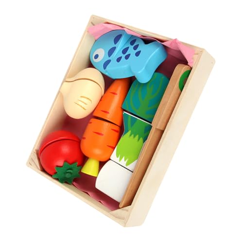 BRIGHTFUFU 1Satz Holzspielzeug Kinderküche Teiliges Küchenspielzeug Mit Snacks Und Gemüse Für Kreative Rollenspiele Und Hausprop Für Jahren BRIGHTFUFU 1Satz Holzspielzeug Kinderküche Teiliges Küchenspielzeug Mit Snacks Und Gemüse Für Kreative Rollenspiele Und Hausprop Für Jahren von BRIGHTFUFU