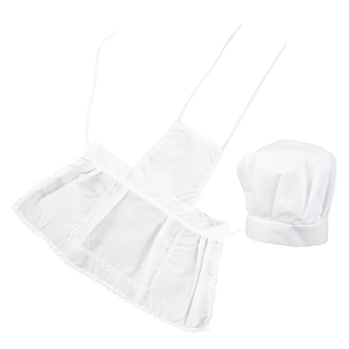 BRIGHTFUFU 1Satz Kochkostüm für Schürze und Kochmütze für Rollenspiele Backen Kindergeburtstage und Kreative Küchenspiele Kleine BRIGHTFUFU 1Satz Kochkostüm für Schürze und Kochmütze für Rollenspiele Backen Kindergeburtstage und Kreative Küchenspiele Kleine von BRIGHTFUFU