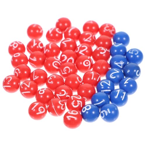 BRIGHTFUFU 1Satz Lotteriekugeln aus Plastik für Bingo und Partyspiele Farbige Requisiten für Tombola und Verlosungen Leicht und Kompakt BRIGHTFUFU 1Satz Lotteriekugeln aus Plastik für Bingo und Partyspiele Farbige Requisiten für Tombola und Verlosungen Leicht und Kompakt von BRIGHTFUFU