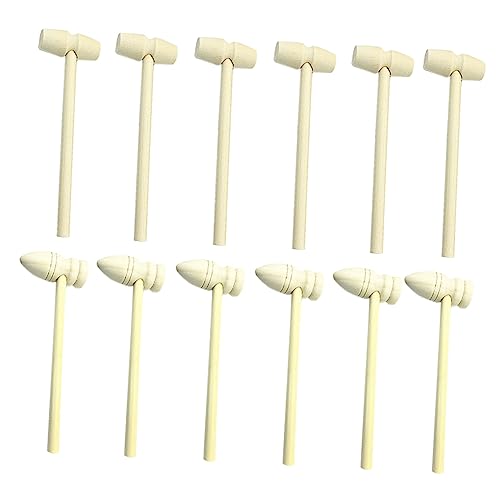 BRIGHTFUFU 1Satz Massivholz Mini Hämmer Für Kreatives DIY Holzspielzeug Krabbenhammer Kuchenhammer Sicheres Langlebiges Für Kleine Hände BRIGHTFUFU 1Satz Massivholz Mini Hämmer Für Kreatives DIY Holzspielzeug Krabbenhammer Kuchenhammer Sicheres Langlebiges Für Kleine Hände von BRIGHTFUFU